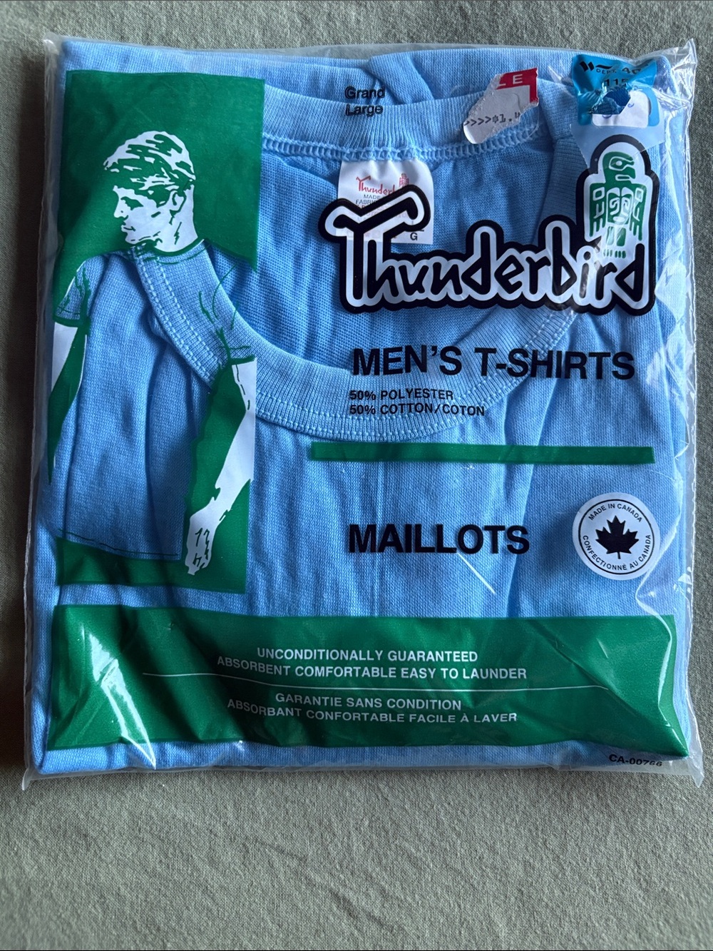 Vintage Thunderbird Men's Light Blue T-Shirt - still sealed